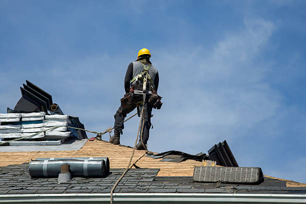 Professional Metal Roofing technician working in Orland, IN